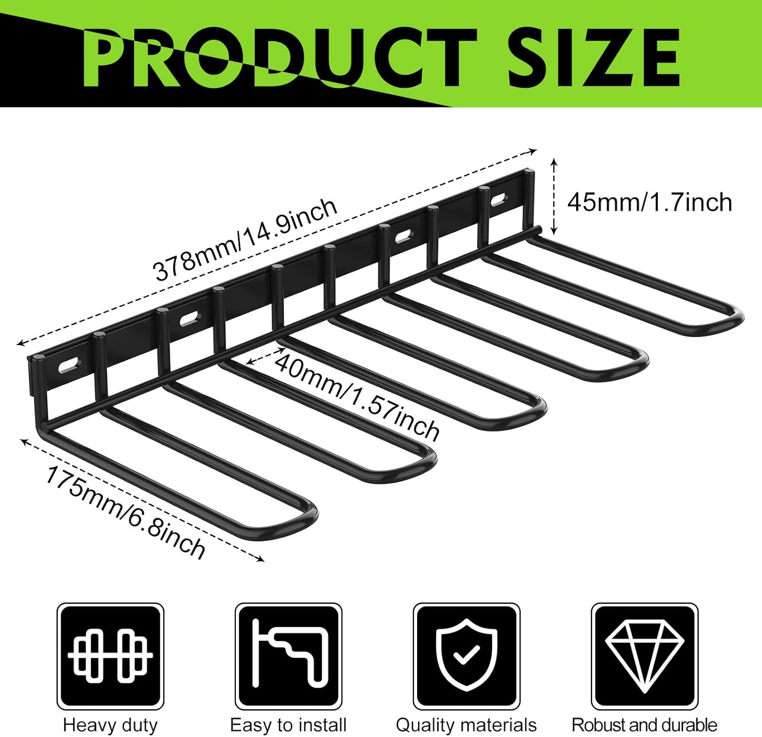 Workshop Tools Rack - Organisateur d'outils électriques VKKM, 4 emplacements,