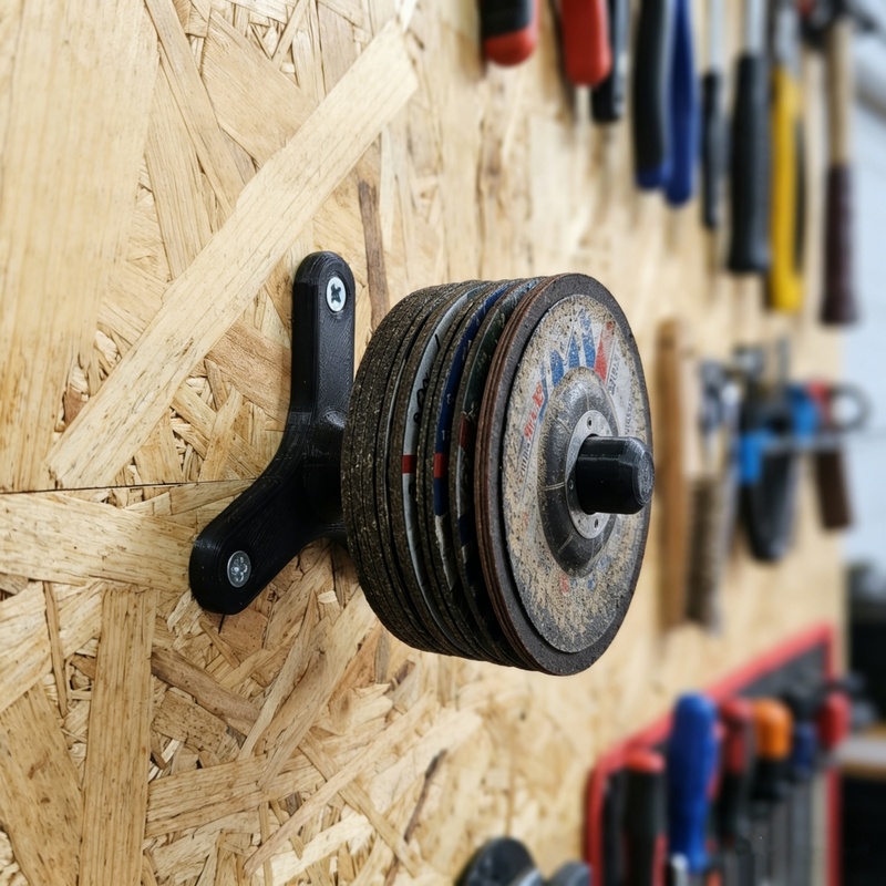 Workshop Tools Rack - Support mural pour meuleuse d'angle de