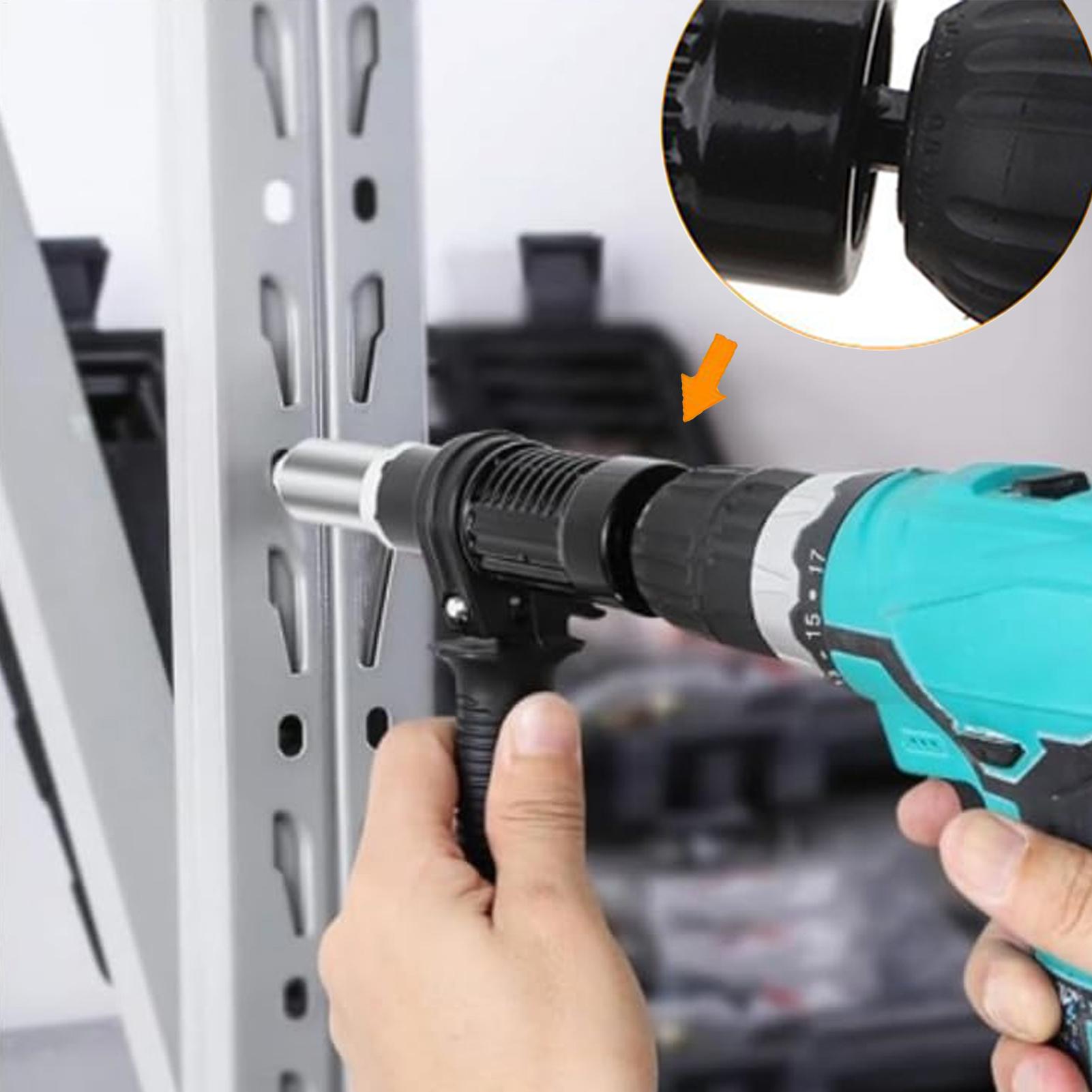 Power Tools In Workshop - Adaptateur de rivets pour perceuse, outil