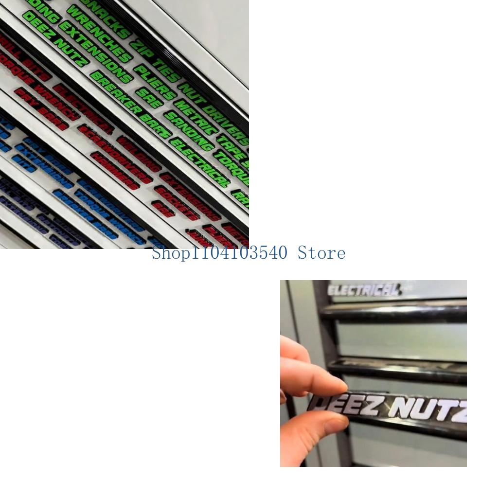 Tools Name In Workshop - Étiquettes adhésives pour organisateur d'outils Garage