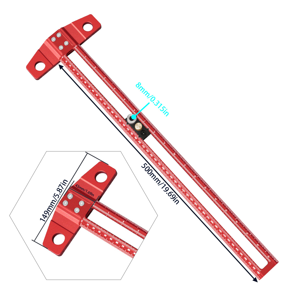 Jauge de marquage en T pour le - Dovetail Marking Guide avis et prix