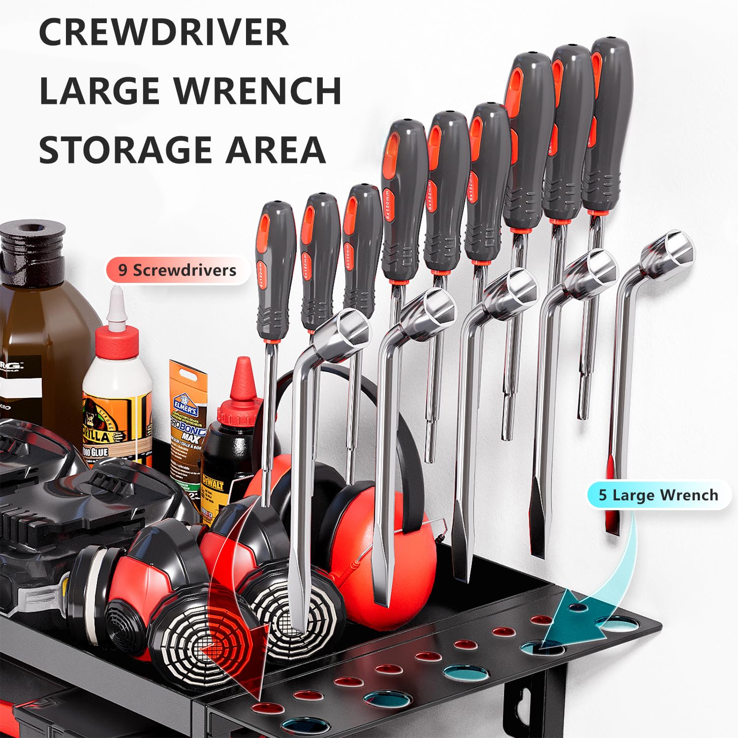 Support mural pour outils élec - Workshop Tools Shelf avis et prix