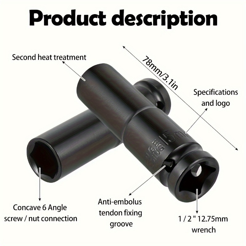 Jeu de douilles 8-24 mm 1/2 po - Tools For Motorcycle Workshop avis et prix