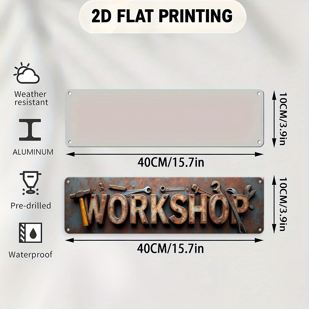 Panneau plat 2D, un article dé - Workshop Tools Background avis et prix