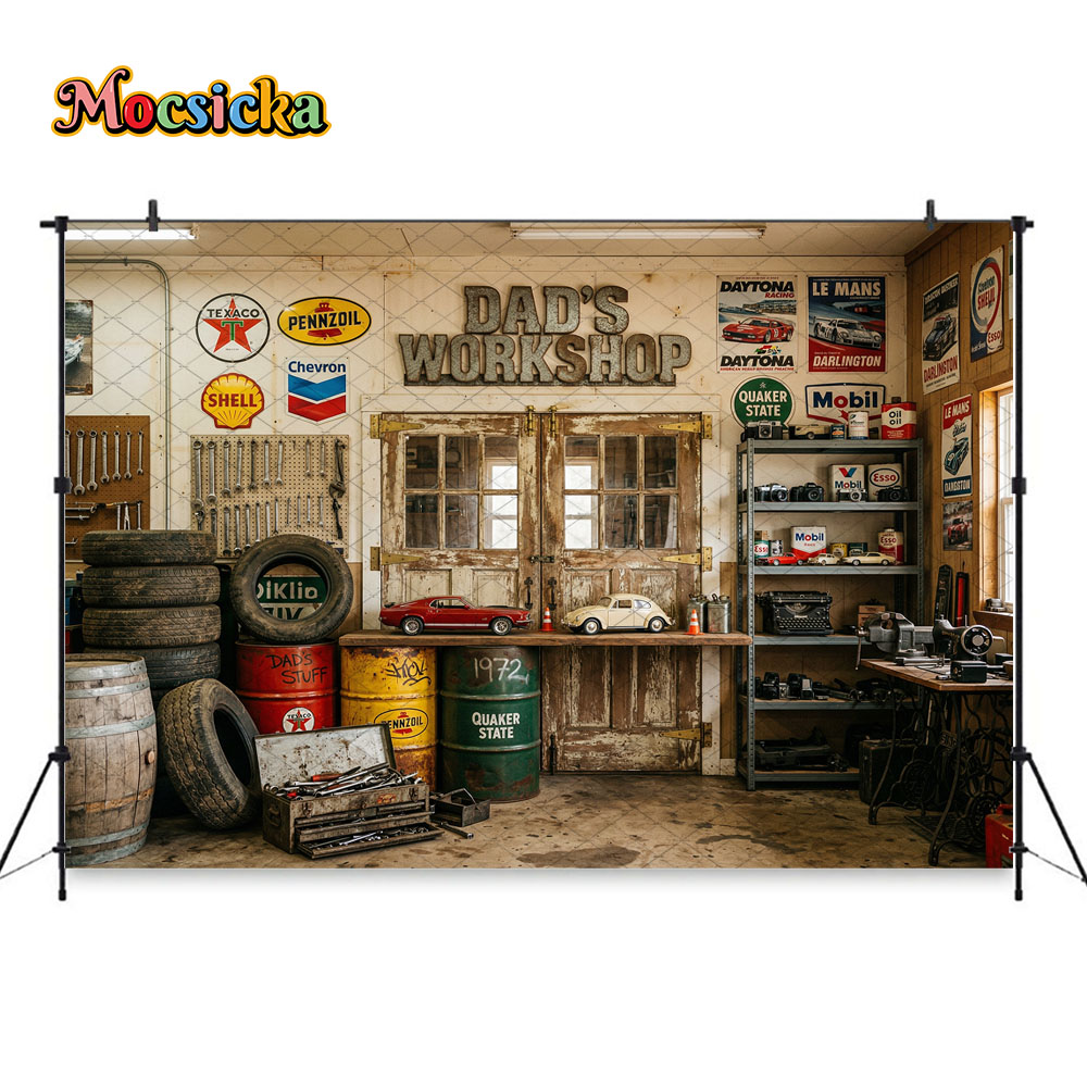 Mocsicka Dad's Workshop Photog - Workshop Tools Background avis et prix