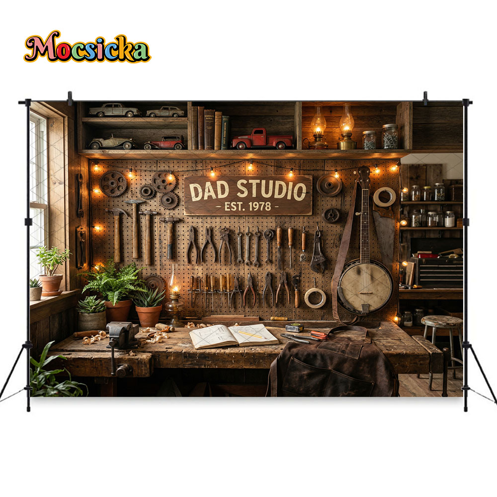 Mocsicka Dad's Workshop Photog - Workshop Tools Background avis et prix