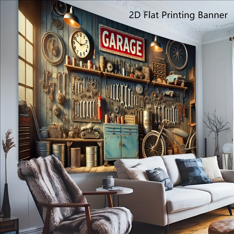 Bannière de fond pour garage i - Workshop Tools Background avis et prix
